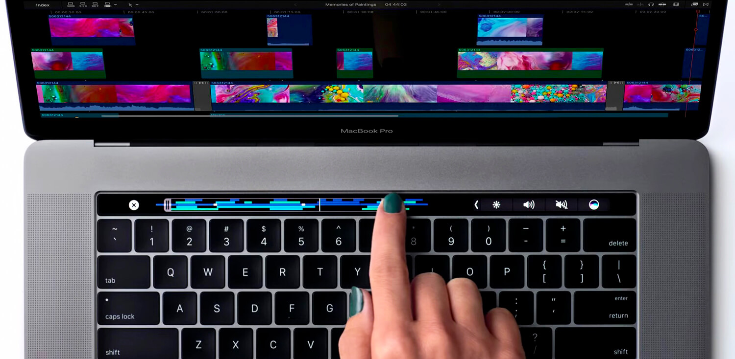 Touch Bar в MacBook Pro